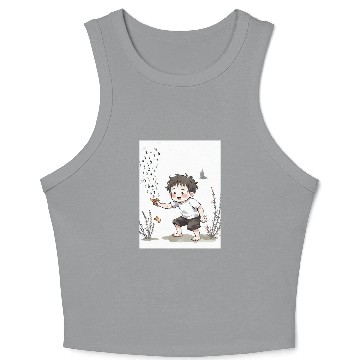 Discover Curious Math Explorer Crop Tank Top