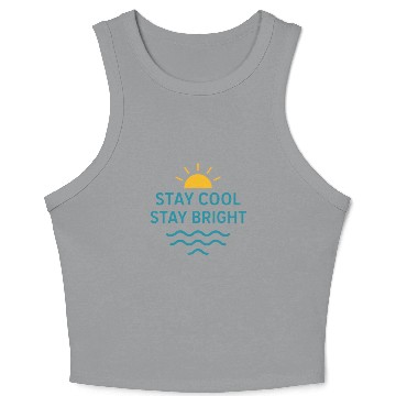 Discover Sunrise Motivation Crop Tank Top