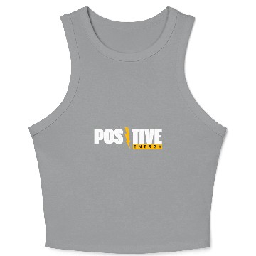 Discover Positive energy design Crop Tank Top