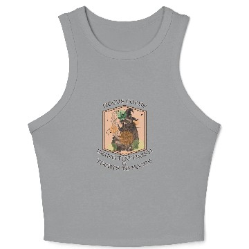 Discover Raccoon Witch - Hocus Pocus  Crop Tank Top