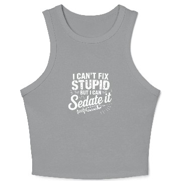 Discover Humorous Medical Quote Crop Tank Top