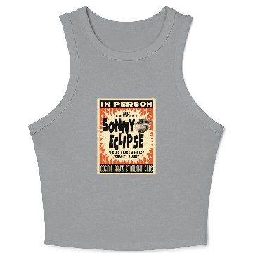 Discover Retro Sonny Eclipse Poster Crop Tank Top
