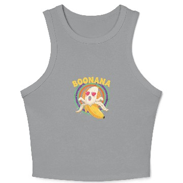 Discover Banana Boonana Cartoon Design Crop Tank Top