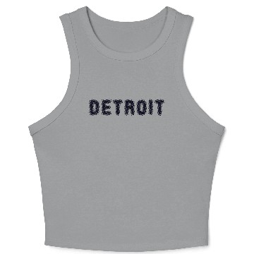 Discover Detroit Michigan Crop Tank Top