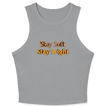 Discover Vibrant Inspirational Typography Design Crop Tank Top