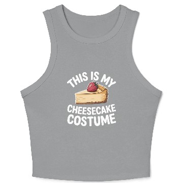 Discover Strawberry Cheesecake Costume Design Crop Tank Top