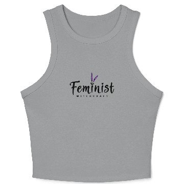 Discover Halloween Witch Spell with Lavender Crop Tank Top