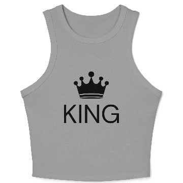 Discover King  – Royal Style Design Crop Tank Top