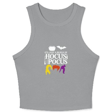 Discover Hocus Pocus Haloween Party Crop Tank Top