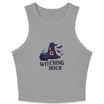 Discover Witching Hour Night Scene Design Crop Tank Top