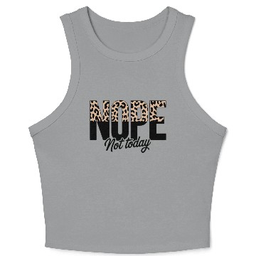 Discover Leopard Print Motif with Bold Typography Crop Tank Top