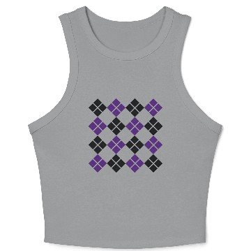 Discover Argyle Crop Tank Top