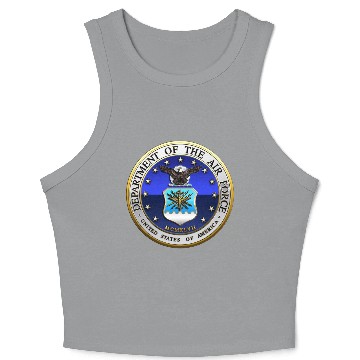 Discover US Air Force (USAF) Seal Crop Tank Top