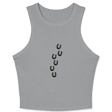 Discover Horseshoe Track Crop Tank Top