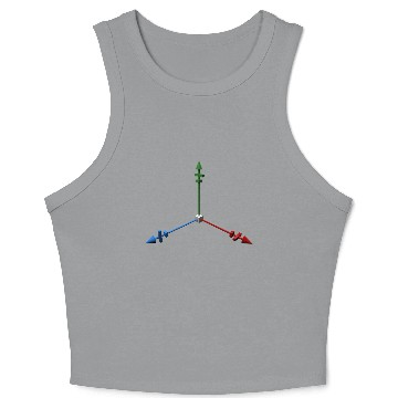 Discover 3D gizmo Crop Tank Top