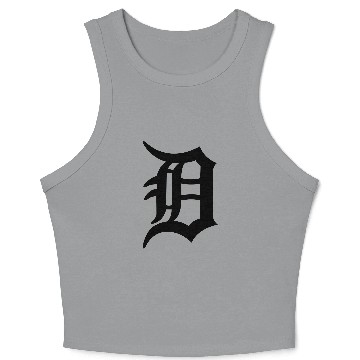 Discover Detroit D Crop Tank Top