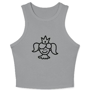 Discover New Orleans Eye Chart Crop Tank Top