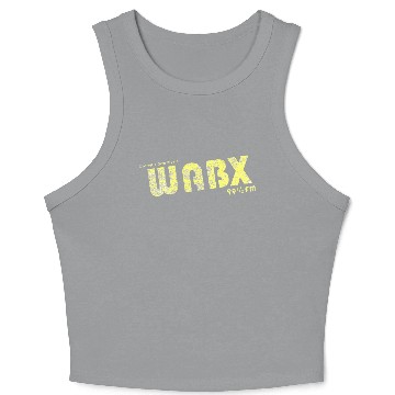 Discover Old School WABX Radio Crop Tank Top
