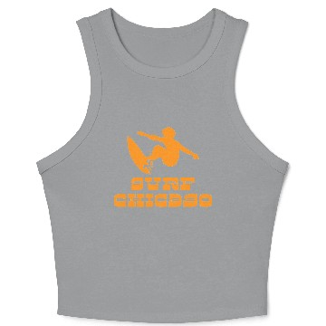 Discover Surf Surfing Chicago Crop Tank Top