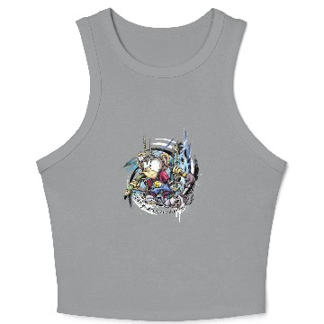 Discover the graphic monkey Crop Tank Top