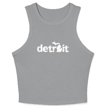 Discover DETROIT MICHIGAN Crop Tank Top