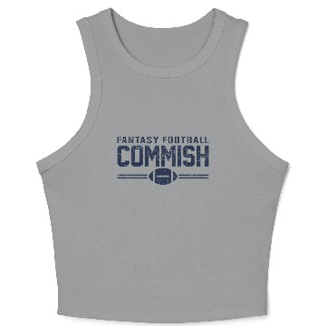 Discover Fantasy Football Commish Crop Tank Top
