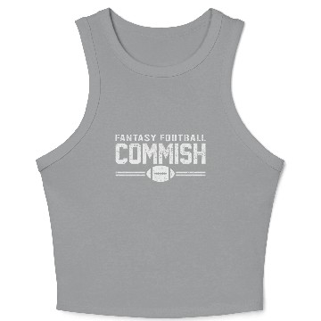 Discover Fantasy Football Commish Crop Tank Top