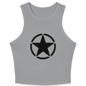 Discover America Army Crop Tank Top