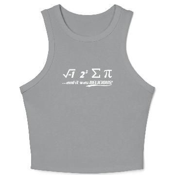 Discover PI-IT WAS DELICIOUS Crop Tank Top