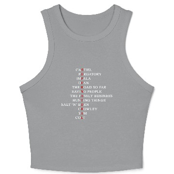 Discover Supernatural - Awesome supernatural Crop Tank Top