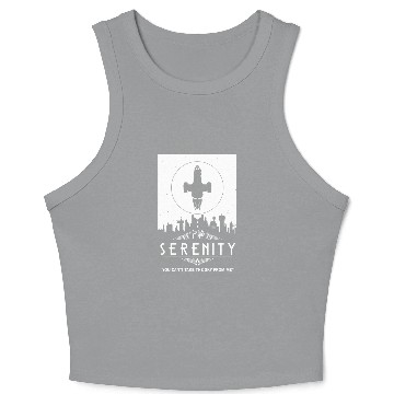 Discover Serenity - You can't take the sky from me Firefly Crop Tank Top