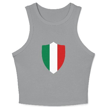Discover Italy Shield Crop Tank Top