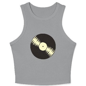Discover vinyl Crop Tank Top