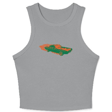 Discover Muscle Car Crop Tank Top