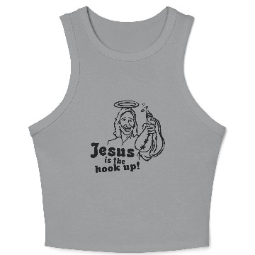 Discover Jesus Hookup Crop Tank Top