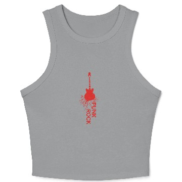 Discover Punk Rock Crop Tank Top