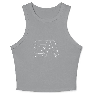 Discover Women's Zip Up Jacket 2021 outline logo Crop Tank Top