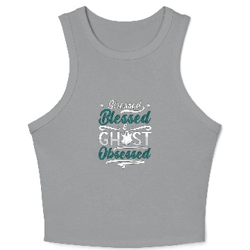 Discover Ghost Hunter Stressed Blessed Ghost Hunting Hunt Crop Tank Top