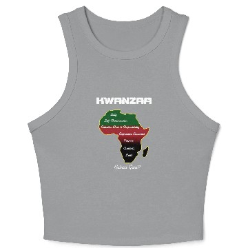 Discover The Facts Kwanzaa 3D Crop Tank Top