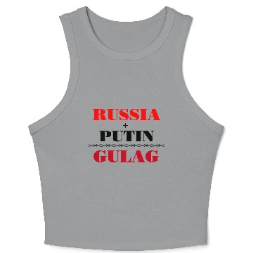 Discover Russia and Putin Crop Tank Top