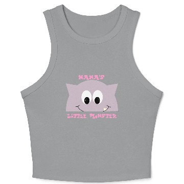 Discover Little Monster In Lilac Crop Tank Top