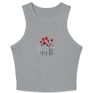 Discover We Thank You Veterans Day Crop Tank Top