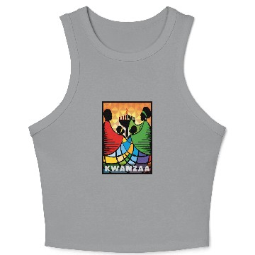 Discover We Are One Kwanzaa Crop Tank Top