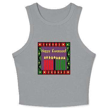 Discover Candles Of Hope Kwanzaa Crop Tank Top