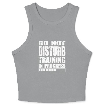 Discover Do Not Disturb - Gym Crop Tank Top