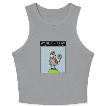 Discover Cow Moosic Crop Tank Top