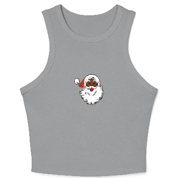 Discover sequin African santa claus Crop Tank Top