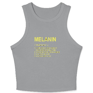 Discover Melanin BHM Crop Tank Top
