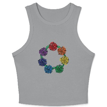 Discover Order of the Rose - Pride Crop Tank Top