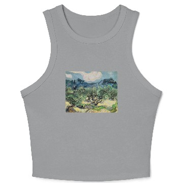 Discover The Olive Trees, Vincent van Gogh Crop Tank Top